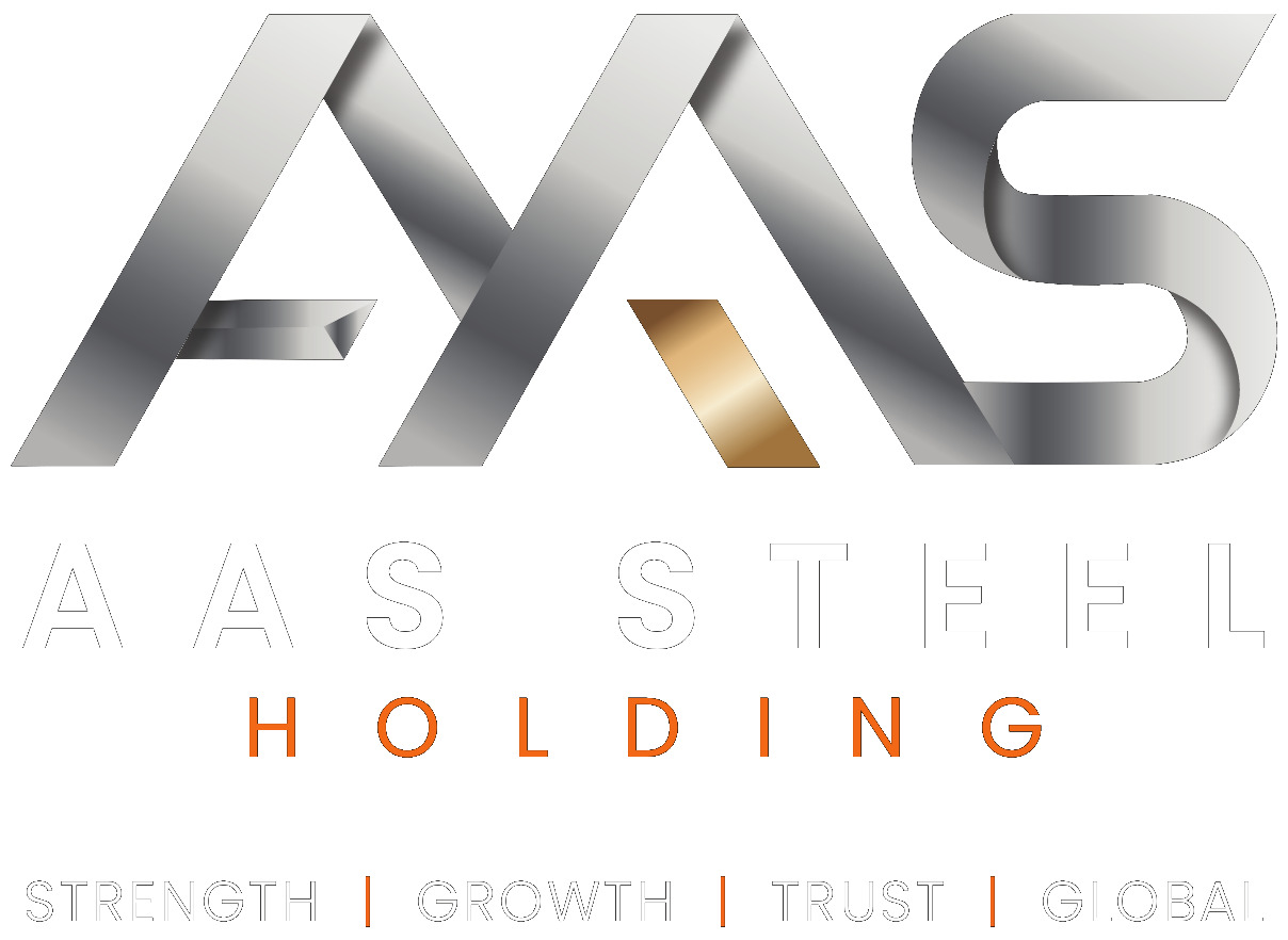 Updated AAS Steel company logo